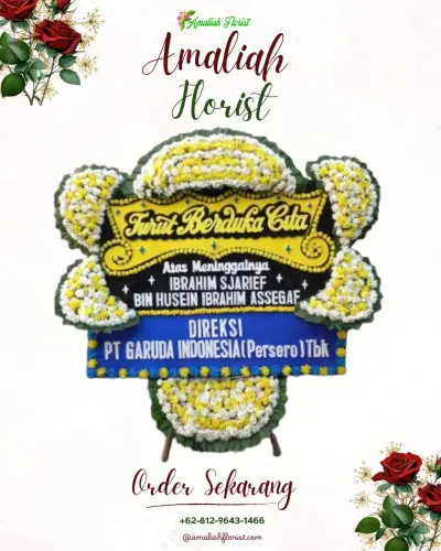 Papan Bunga Duka di Sukaramai Ii
