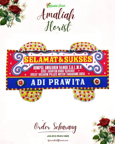 Karangan Bunga Ucapan Selamat di Sukaramai Ii