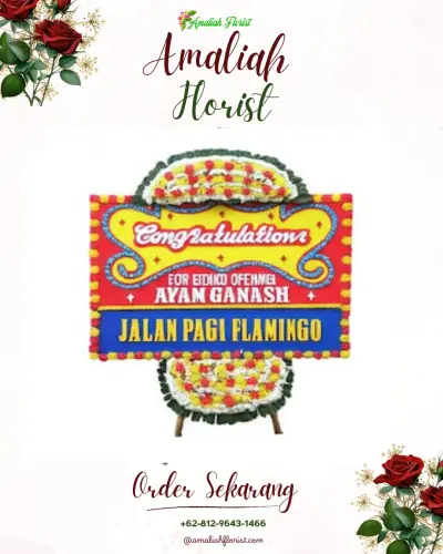 Bunga Papan Congratulation di Sukaramai Ii